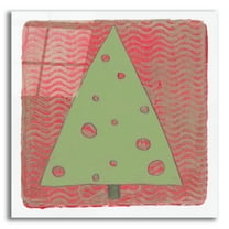 Epic Art 'Traditional Xmas' by Maria Pietri, Acrylic Glass Wall Art, 12"x12"