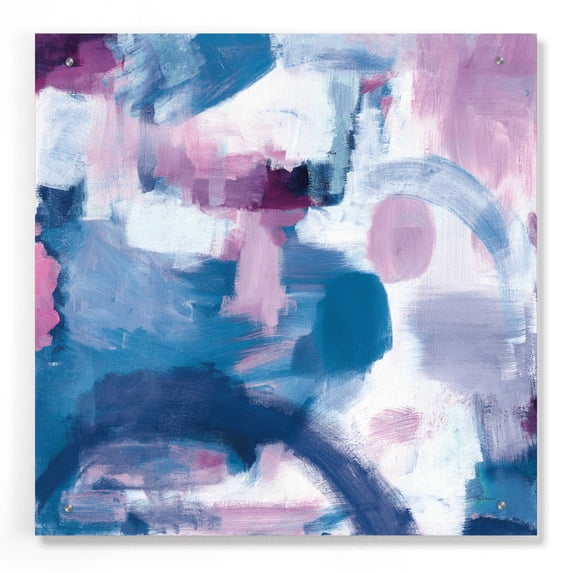 Epic Art 'Trial and Airy Nebula' by Mary Urban, Acrylic Glass Wall Art, 24"x24"