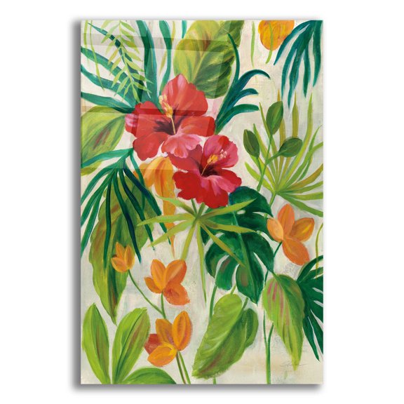 Epic Art 'Tropical Jewels II' by Silvia Vassileva, Acrylic Glass Wall Art, 12"x16"