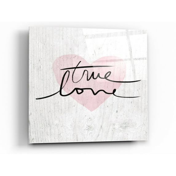 Epic Art 'True Love' by Linda Woods, Acrylic Glass Wall Art, 24"x24"