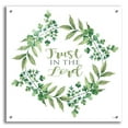 thumbnail image 1 of Epic Art 'Trust in the Lord Wreath' by Cindy Jacobs, Acrylic Glass Wall Art, 24"x24", 1 of 10