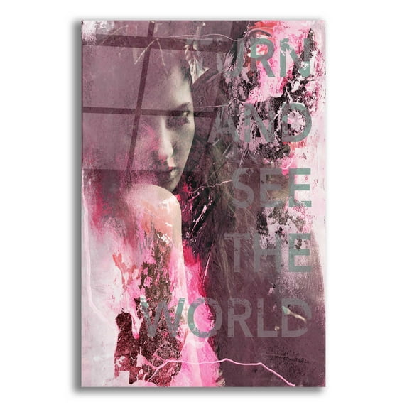 Epic Art 'Turn and See' by Design Fabrikken, Acrylic Glass Wall Art, 16"x24"