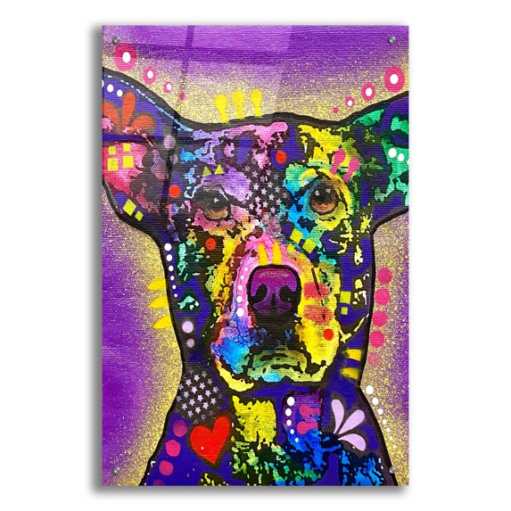 Epic Art 'Undivided Attention' by Dean Russo, Acrylic Glass Wall Art, 24"x36"