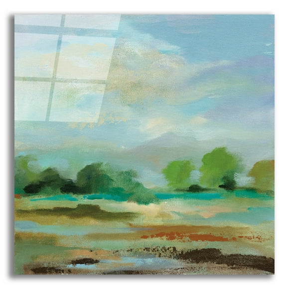 Epic Art 'Unexpected Clouds II' by Silvia Vassileva, Acrylic Glass Wall Art, 12"x12"