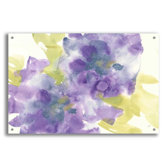 Epic Art 'VIolet And Gray I' by Chris Paschke, 36"x24"