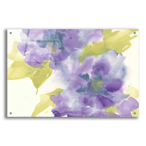 Epic Art 'VIolet And Gray II' by Chris Paschke, 36"x24"