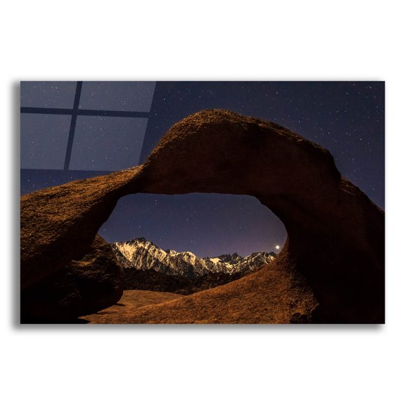Epic Art ' Venus Through Mobius Arch' by Shawn/Corinne Severn, Acrylic Glass Wall Art, 24"x16"