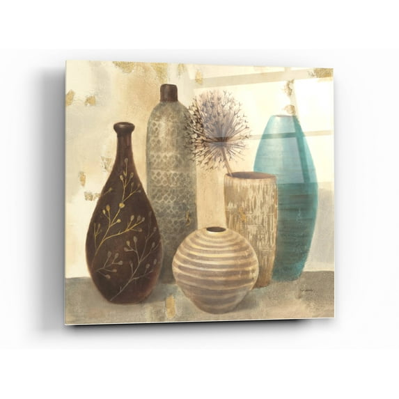 Epic Art 'Vessel Still Life II' by Albena Hristova, Acrylic Glass Wall Art, 24"x24"