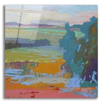Epic Art ' View I' by Jane Schmidt, Acrylic Glass Wall Art, 12"x12"