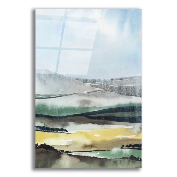 Epic Art 'Virga I' by Grace Popp, Acrylic Glass Wall Art, 12"x16"