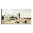 thumbnail image 1 of Epic Art 'Wagon of Hay' by Lori Deiter, Acrylic Glass Wall Art, 24"x12", 1 of 8