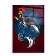 thumbnail image 1 of Epic Art 'Warrior Mermaid' by Avery Multer, Acrylic Glass Wall Art, 16"x24", 1 of 3