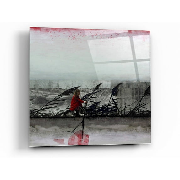 Epic Art 'Water Whispers' by DB Waterman, Acrylic Glass Wall Art, 24"x24"