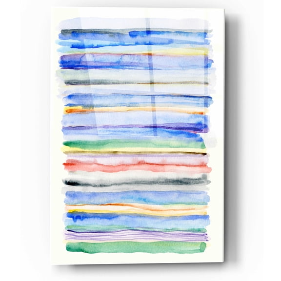 Epic Art 'Watercolor Gradation' by Nikki Galapon, Acrylic Glass Wall Art, 12"x16"