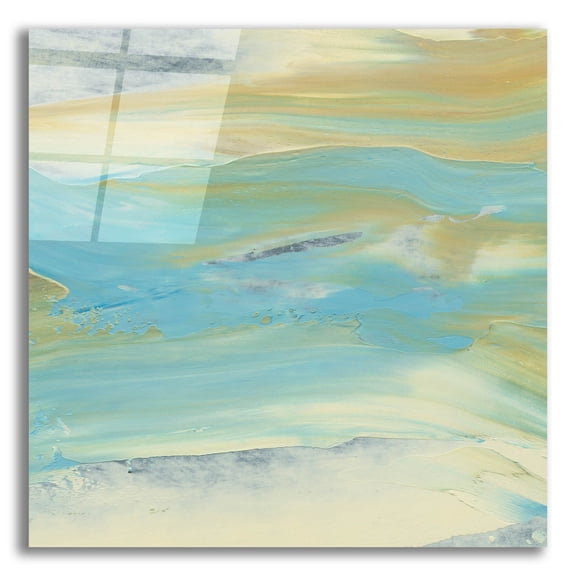 Epic Art 'Waters Edge 2'  by Alicia Ludwig Acrylic Glass Wall Art, 12" x 12"