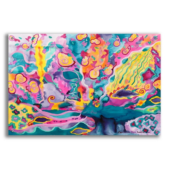 Epic Art 'Wellspring' by Carissa Luminess, Acrylic Glass Wall Art, 36"x24"