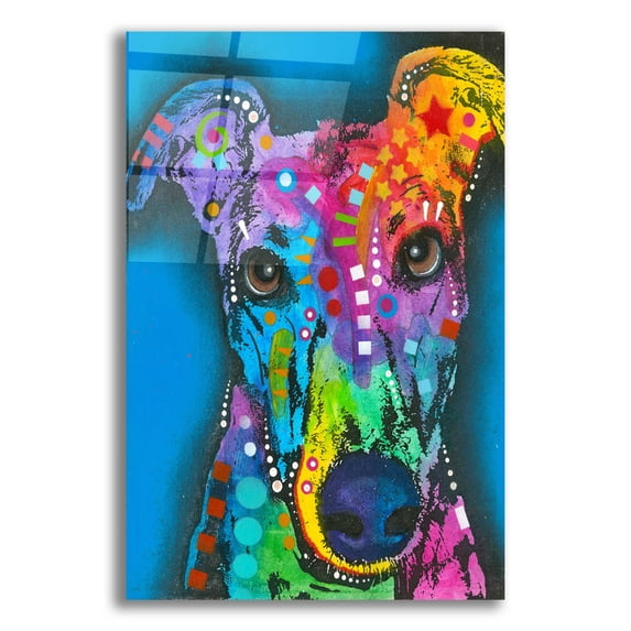 Epic Art 'What Ya Thinking Bout?' by Dean Russo, Acrylic Glass Wall Art, 16"x24"