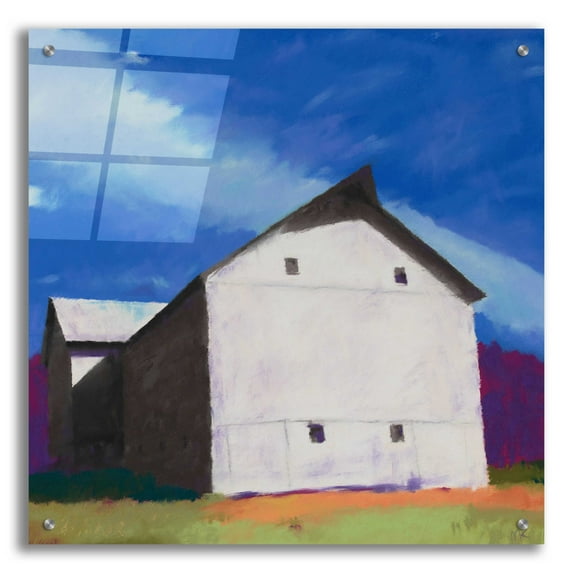 Epic Art 'White Giant' by Mike Kelly, Acrylic Glass Wall Art, 24"x24"