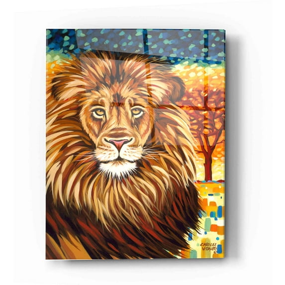 Epic Art 'Wild Africa II' by Carolee Vitaletti Acrylic Glass Wall Art, 16"x24"