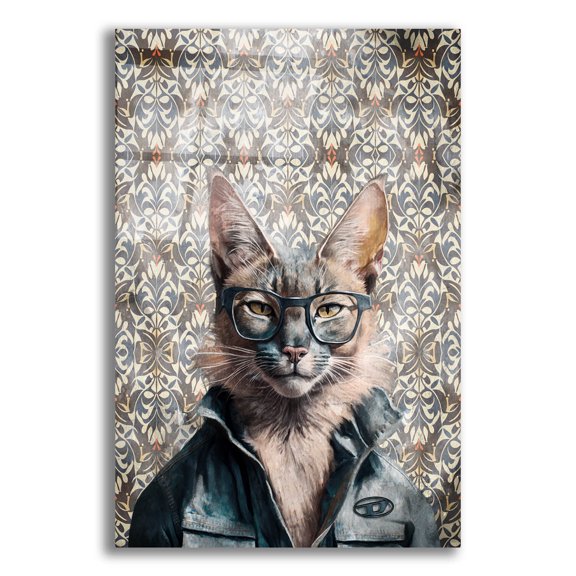 Epic Art 'Wildcat' by Svetlana Aleynikova Acrylic Glass Wall Art, 16" x 24"