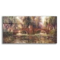 thumbnail image 1 of Epic Art 'Willow Bridge' by Art Fronckowiak, Acrylic Glass Wall Art, 24"x12", 1 of 8
