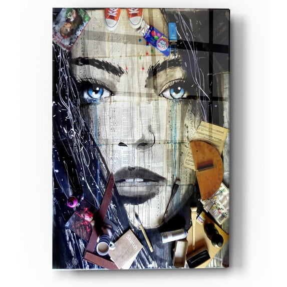 Epic Art 'Winter Song Studio' by Loui Jover, Acrylic Glass Wall Art, 12"x16"