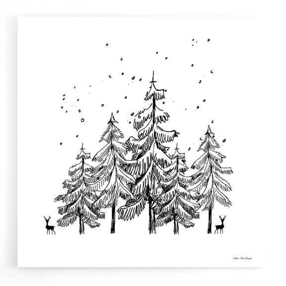 Epic Art 'Winter Time' by Seven Trees Design, Acrylic Glass Wall Art, 12"x12"