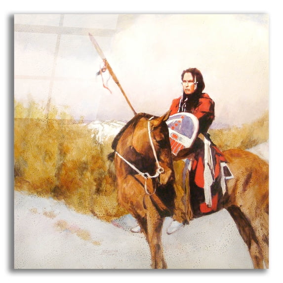 Epic Art 'Winter' by J. E. Knauf, Acrylic Glass Wall Art, 12"x12"