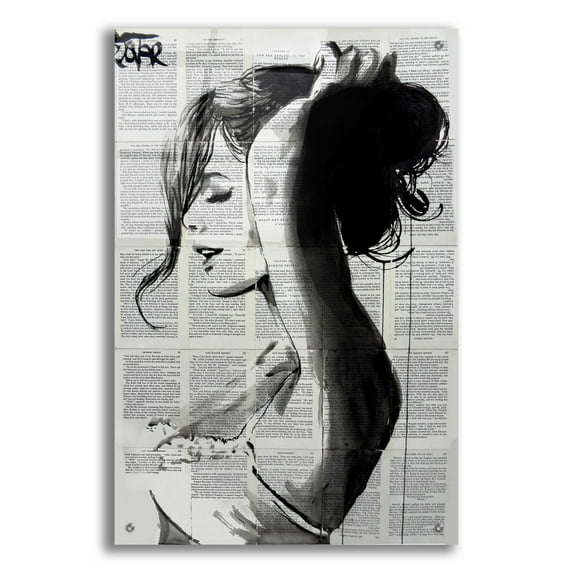 Epic Art 'Wishberry' by Loui Jover, Acrylic Glass Wall Art, 24"x36"