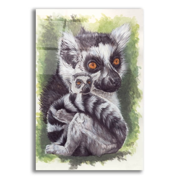 Epic Art 'Wistful' by Barbara Keith, Acrylic Glass Wall Art, 12"x16"