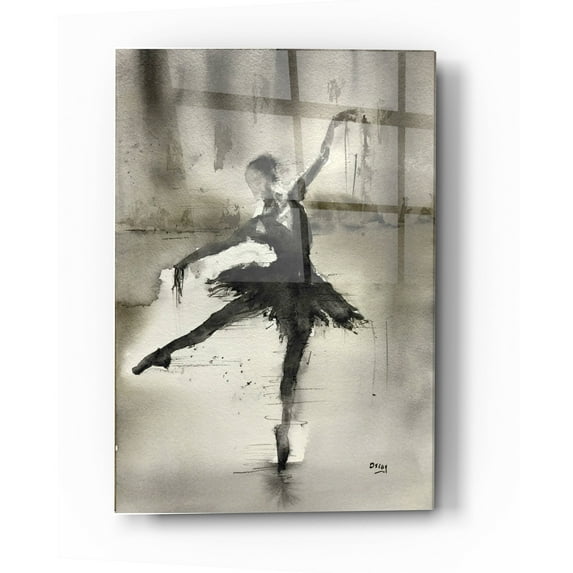 Epic Art 'Without A Danseur' by Oscar Alvarez Pardo, Acrylic Glass Wall Art, 24"x36"