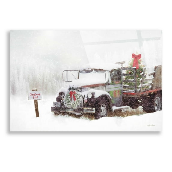 Epic Art 'Wyoming Tree Farm' by Lori Deiter, Acrylic Glass Wall Art, 24"x16"