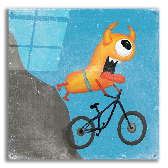 Epic Art 'Xtreme Monsters I' by Sarah Adams, Acrylic Glass Wall Art, 36"x36"