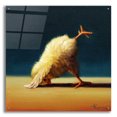 thumbnail image 1 of Epic Art 'Yoga Chick Downward Dog Split' by Lucia Heffernan, 36"x36", 1 of 8