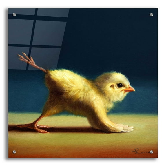 Epic Art 'Yoga Chick Mule Kick' by Lucia Heffernan, 24"x24"
