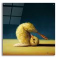 thumbnail image 1 of Epic Art 'Yoga Chick Plow Pose' by Lucia Heffernan, 36"x36", 1 of 8
