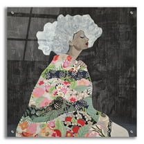 Epic Art 'Yoga Teacher 2'  by Coco Good Acrylic Glass Wall Art, 24" x 24"