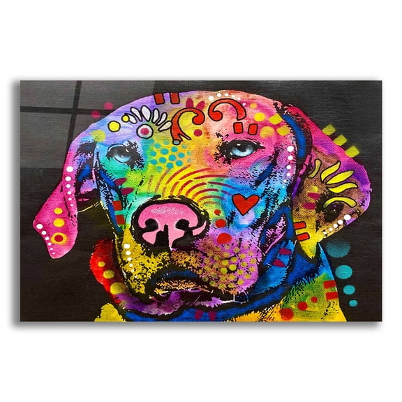 Epic Art 'You Just Passed The Park' by Dean Russo, Acrylic Glass Wall Art, 16"x12"