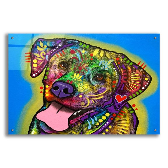 Epic Art 'You Just Say The Word' by Dean Russo, Acrylic Glass Wall Art, 36"x24"