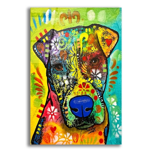 Epic Art 'Your Dinner Smells Like I Should Have A Taste' by Dean Russo Acrylic Glass Wall Art, 16" x 24"