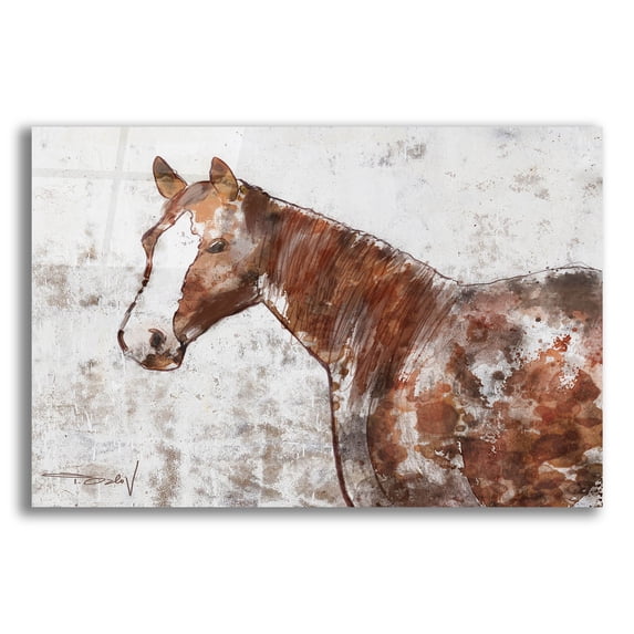 Epic Art 'Your Horse 2' by Irena Orlov, Acrylic Glass Wall Art, 24"x16"