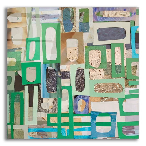 Epic Art 'Yucatan Mayan Village 2'  by Coco Good Acrylic Glass Wall Art, 12" x 12"