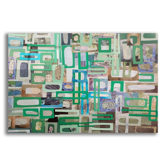Epic Art 'Yucatan Mayan Village 4'  by Coco Good Acrylic Glass Wall Art, 24" x 16"