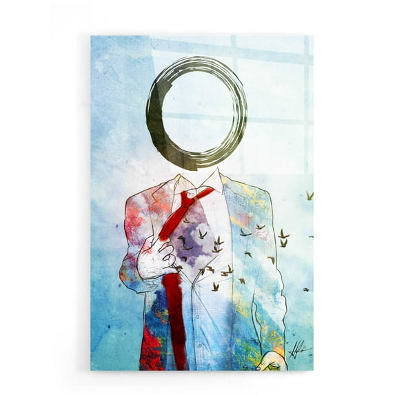 Epic Art 'Zero' by Mario Sanchez Nevado, Acrylic Glass Wall Art, 16"x24"