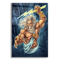 Epic Art 'Zeus Full Color' by Flyland Designs, Acrylic Glass Wall Art, 12"x16"