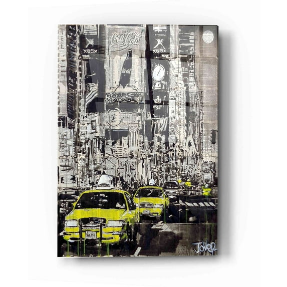 Epic Art 'Zoo York' by Loui Jover, Acrylic Glass Wall Art, 12"x16"