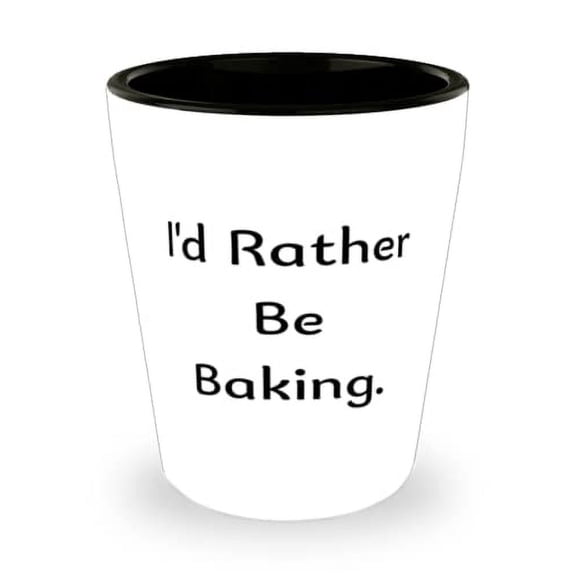 Epic Baking Shot Glass, I'd Rather Be Baking, Fancy for Friends, Holiday
