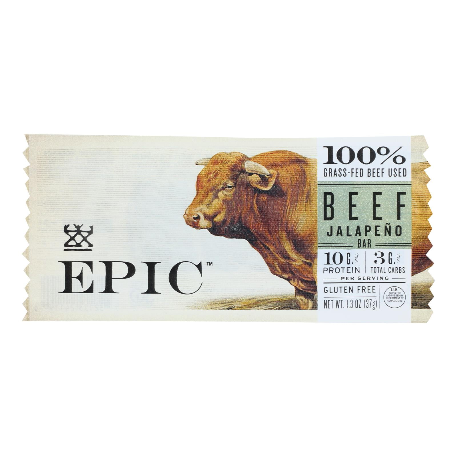 Epic Bar Beef Jalapeño 1.3 oz (Pack of 12)