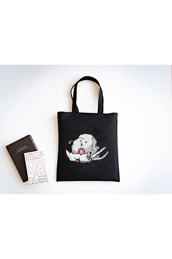 Epic Battle Tote Bag Bold Clash Graphic for Fantasy or Gaming Fans, a gift just for you