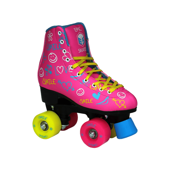 Epic Blush Quad Roller Skates - Size 4